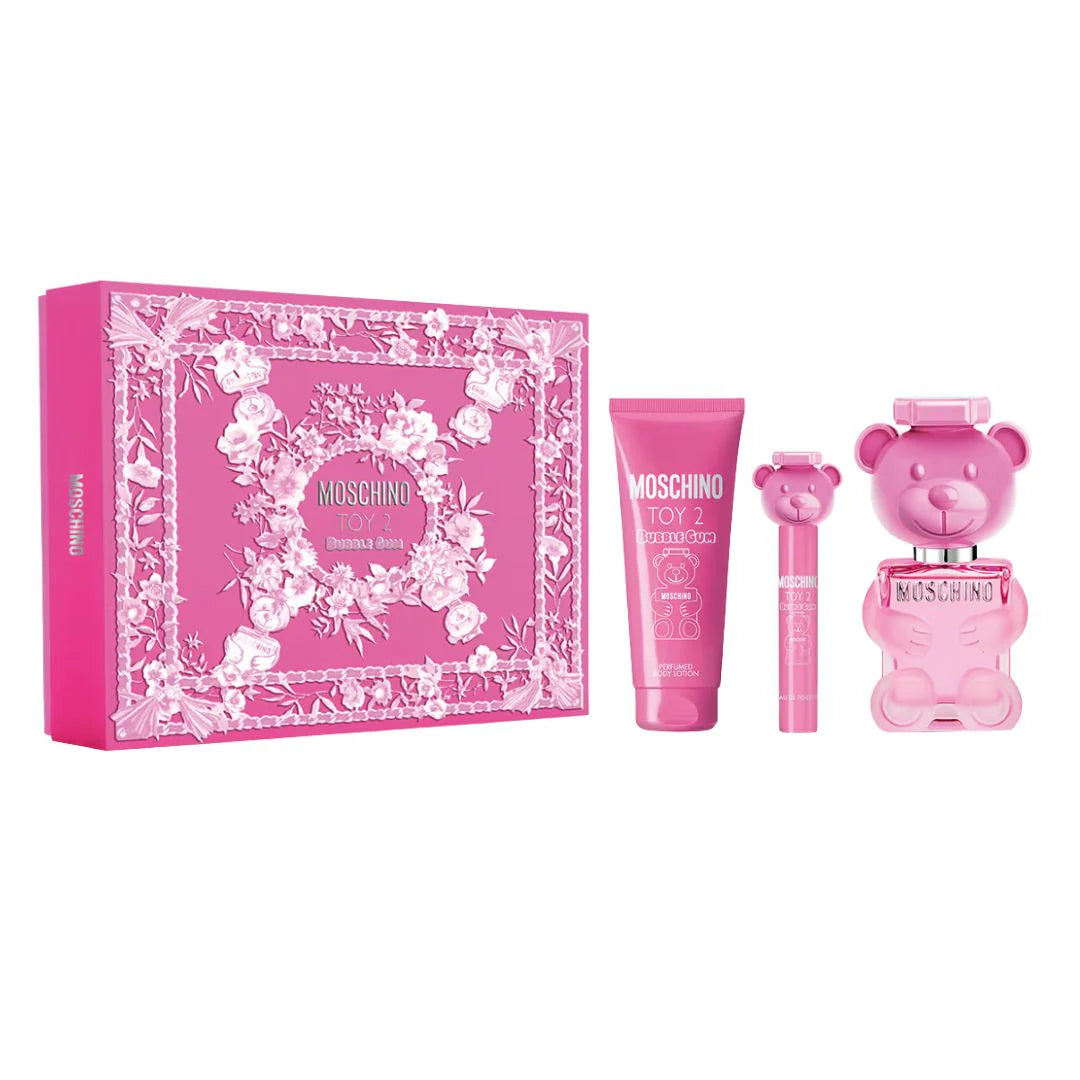 MOSCHINO TOY 2 BUBBLE GUM GIFT SET 3PC EDT