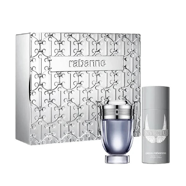PACO RABANNE INVICTUS GIFT SET 2 PIEZAS 100ML EDT + 150ML DESODORANTE