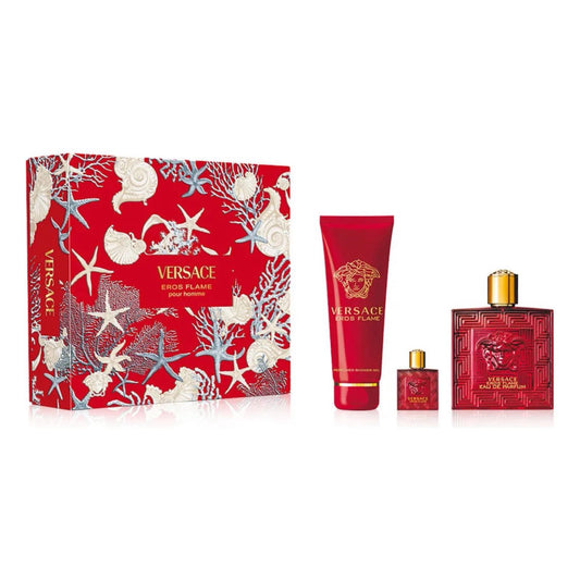VERSACE EROS FLAME EDP SET 3 PIEZAS