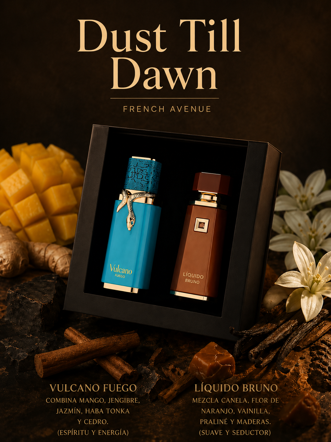 SET DE REGALO LIQUID BRUN + VULCAN FEU (100 ML C/U)