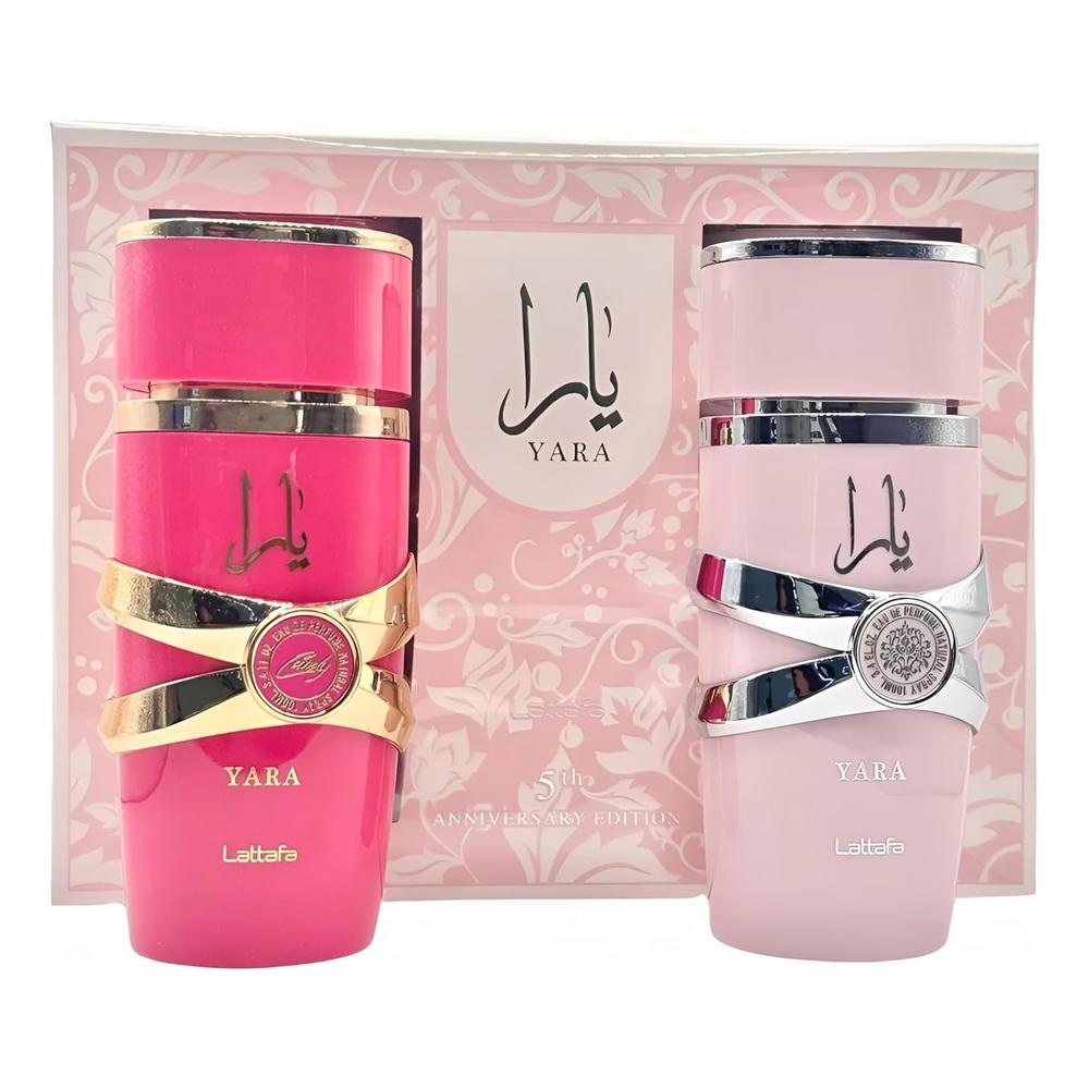 SET DE PERFUME LATTAFA 2 PZS | YARA EDP 100 ML + YARA CANDY EDP 100 ML